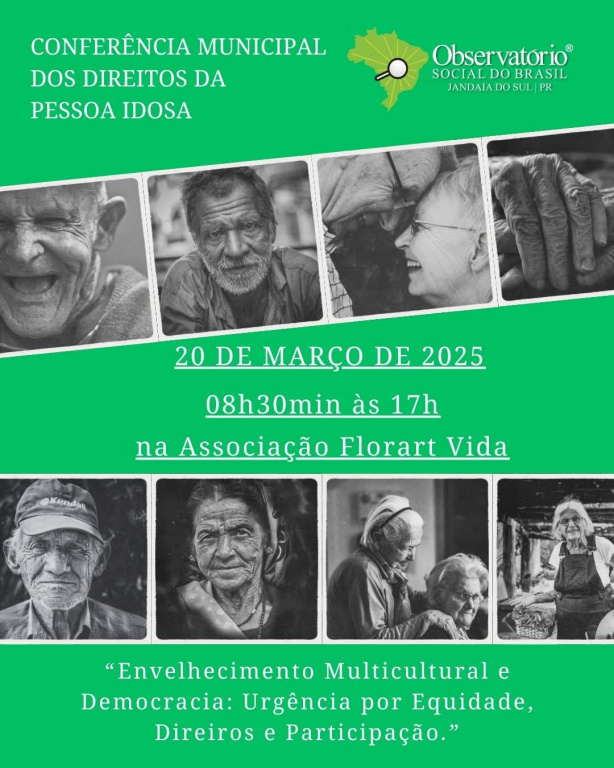 CONFERÊNCIA MUNICIPAL DOS DIREITOS DA PESSOA IDOSA