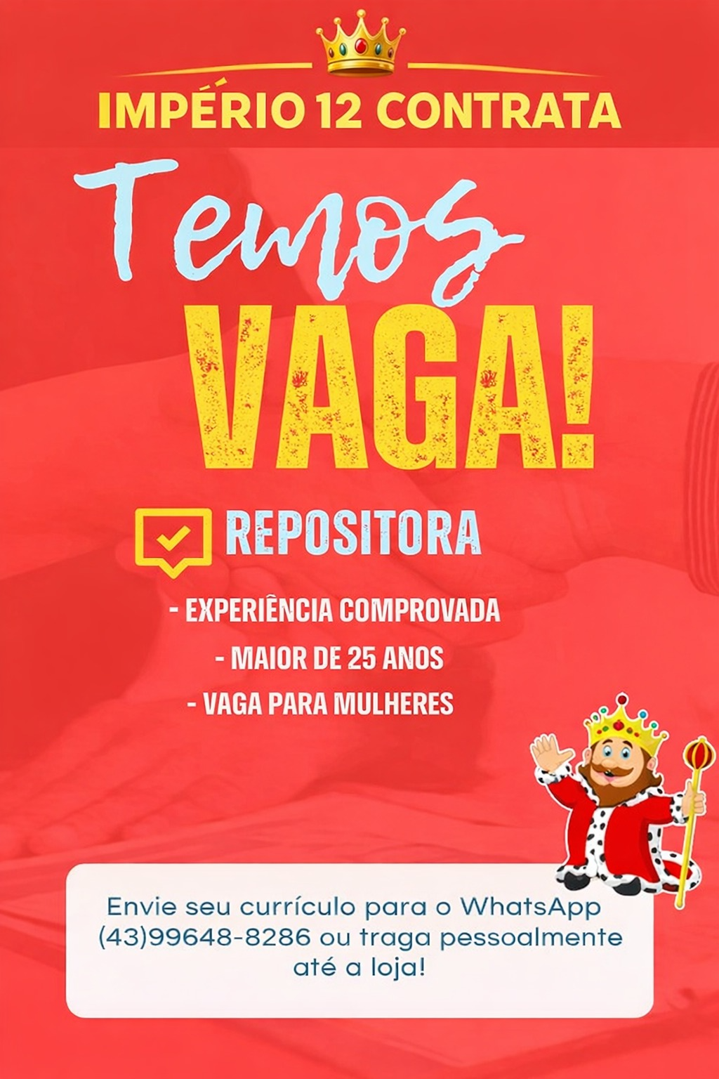 IMPÉRIO 12 CONTRATA!
