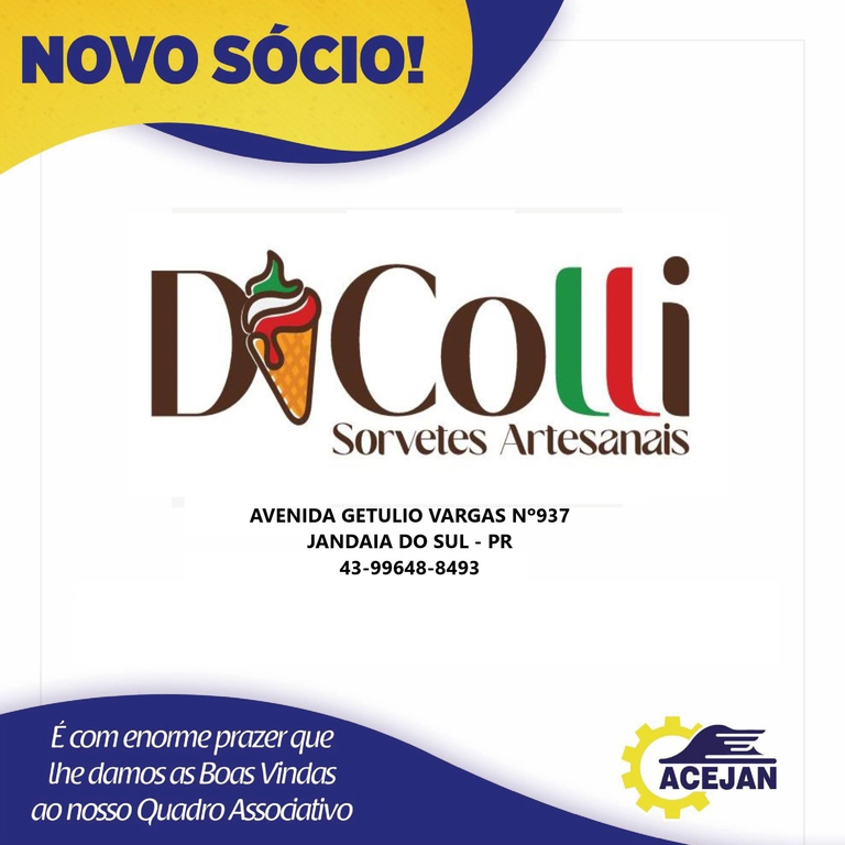 NOVO SÓCIO!