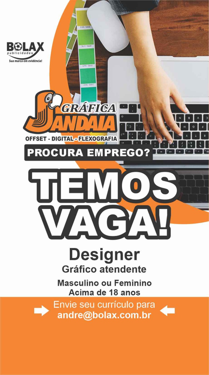 GRÁFICA JANDAIA CONTRATA!