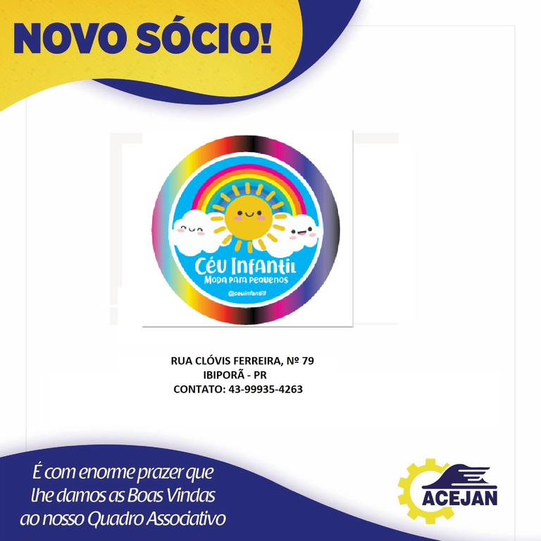 NOVO SÓCIO!