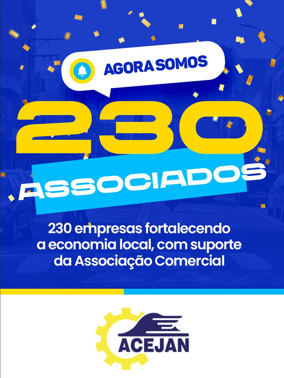 ACEJAN CELEBRA MARCA DE 230 ASSOCIADOS!