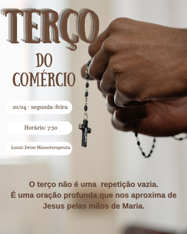 CONVITE TERÇO DO COMÉRCIO