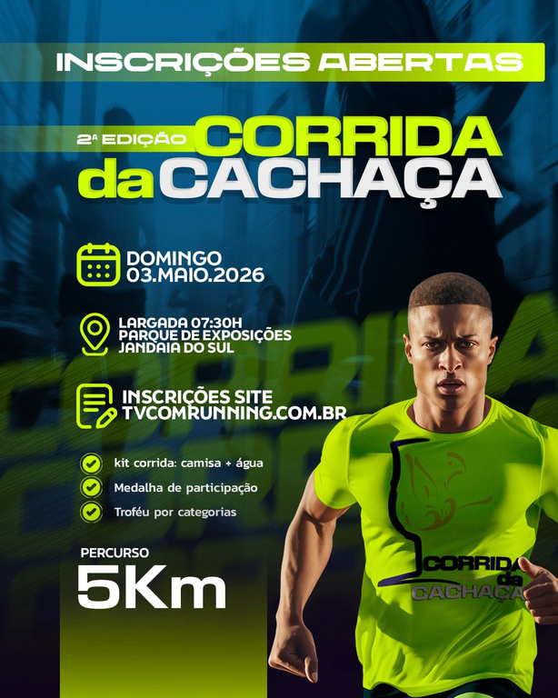 2ª EDIÇÃO CORRIDA DA CACHAÇA