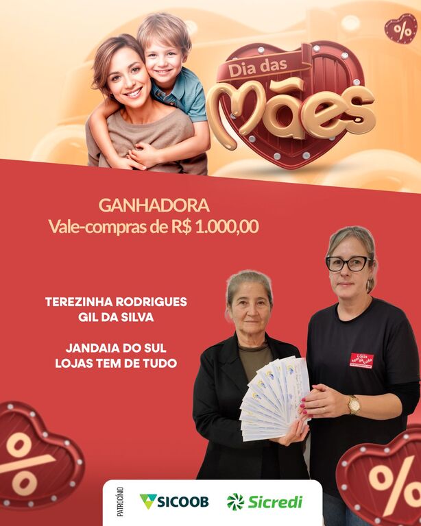 CONTEMPLADA DA CAMPANHA DIA DAS MÃES ACEJAN 2026